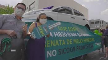 Cooperada do Sicoob Fronteiras é sorteada com um HB20 0Km